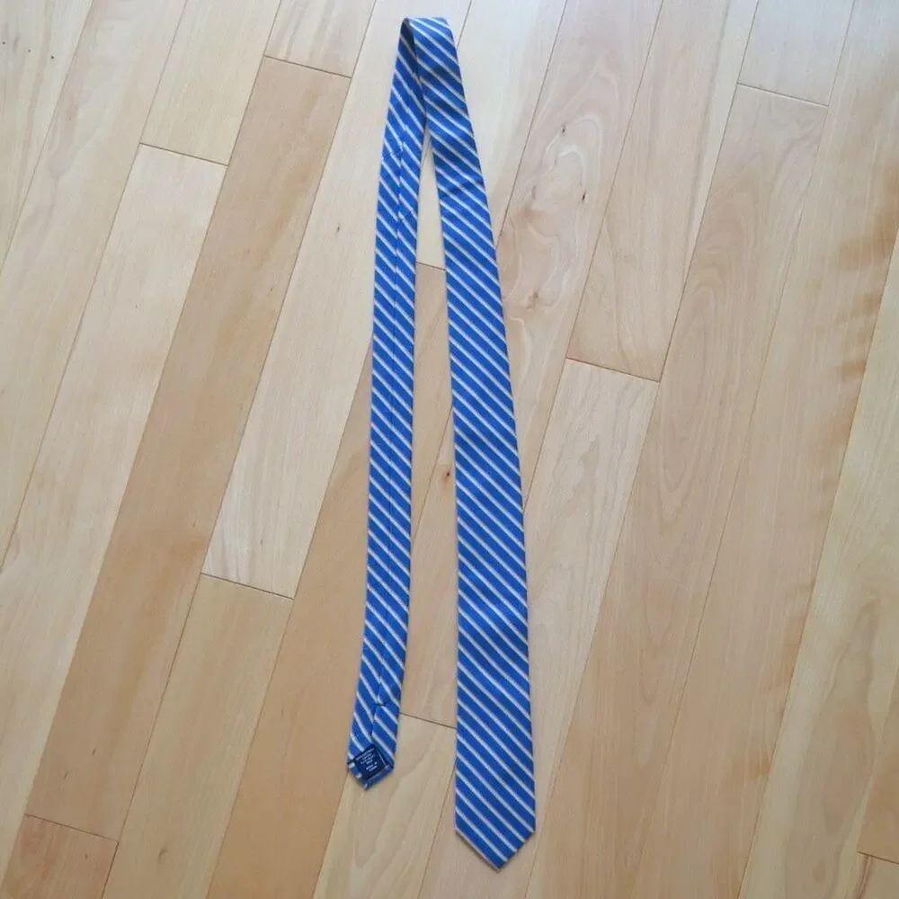 J Crew Blue Striped Tie